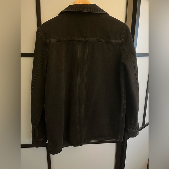 Sezane Will Jacket | Washed Black | Size M | Like New - Picture 6 of 8